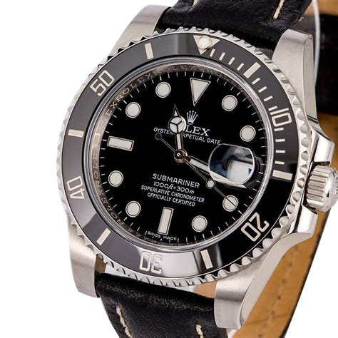 bob's black Rolex watch